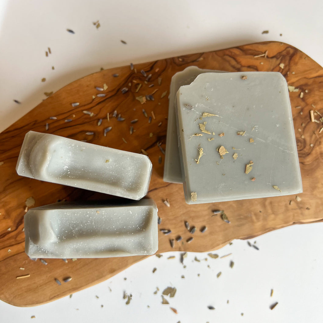 Charcoal, Lavender & Tea Tree Face and Body Bar [Made in House]