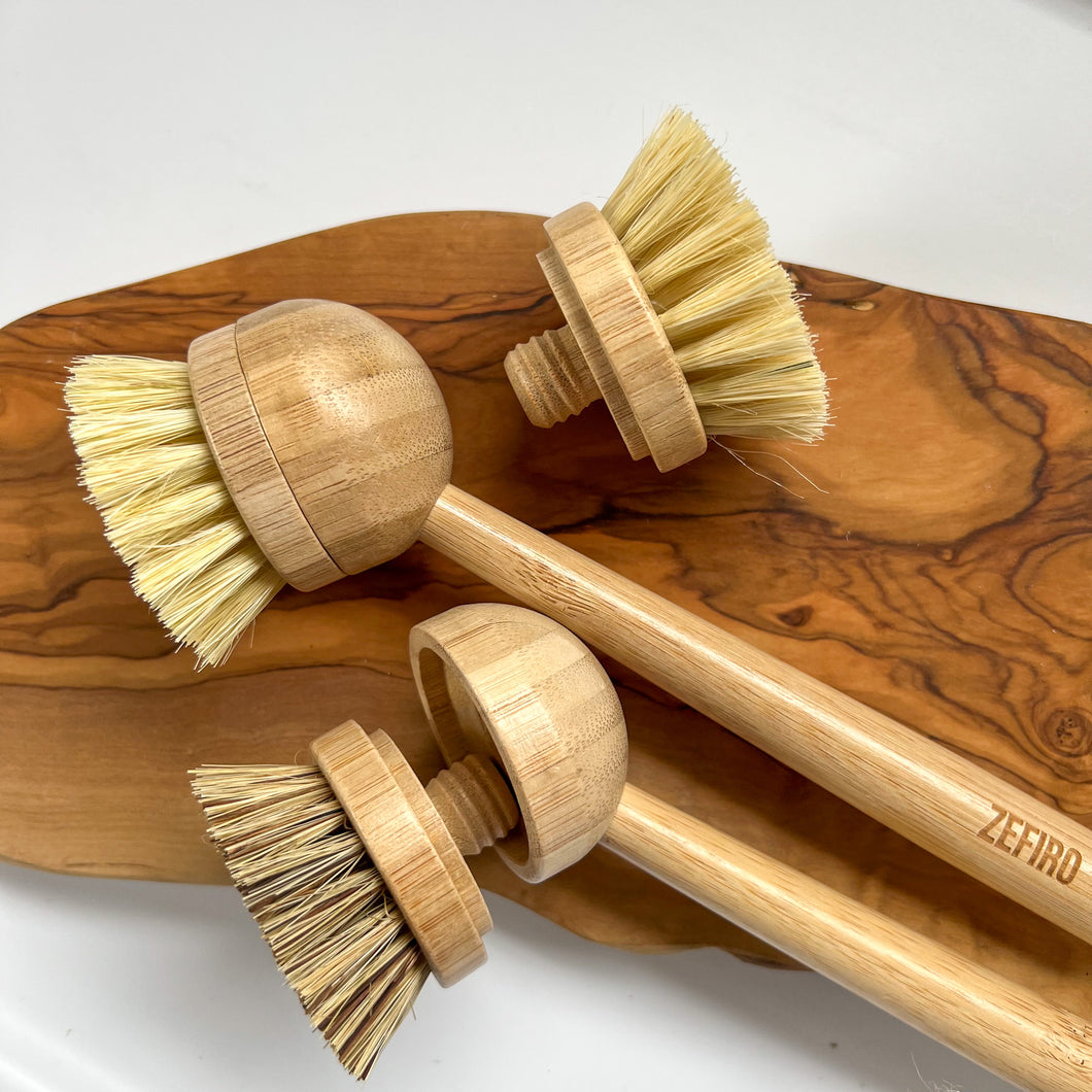Kitchen Dish Brush with Replaceable Head [Zefiro]