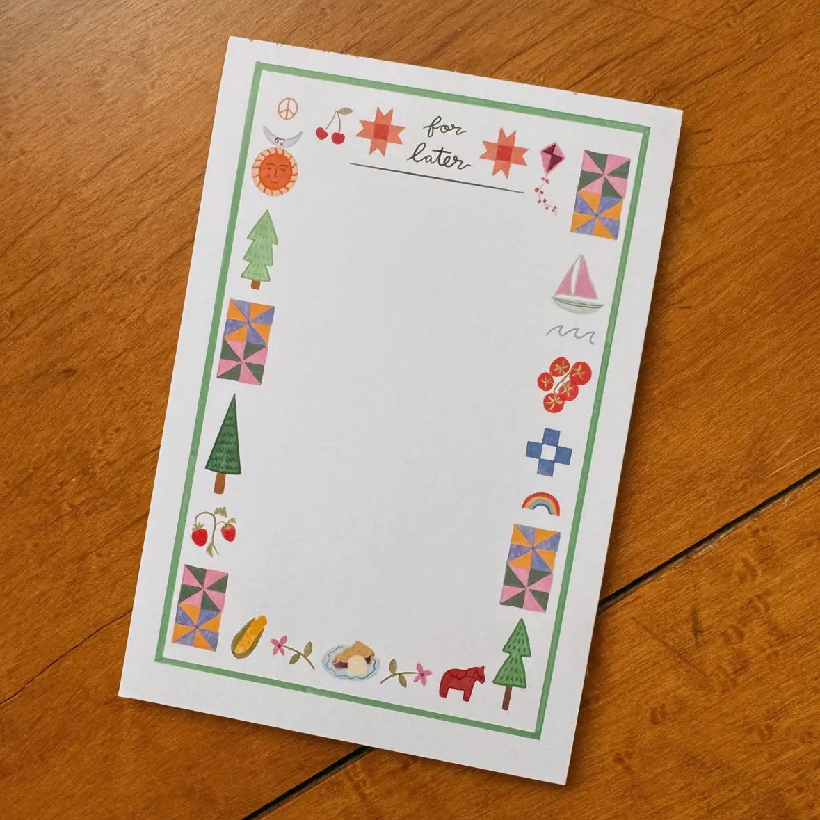 For Later Note Pad