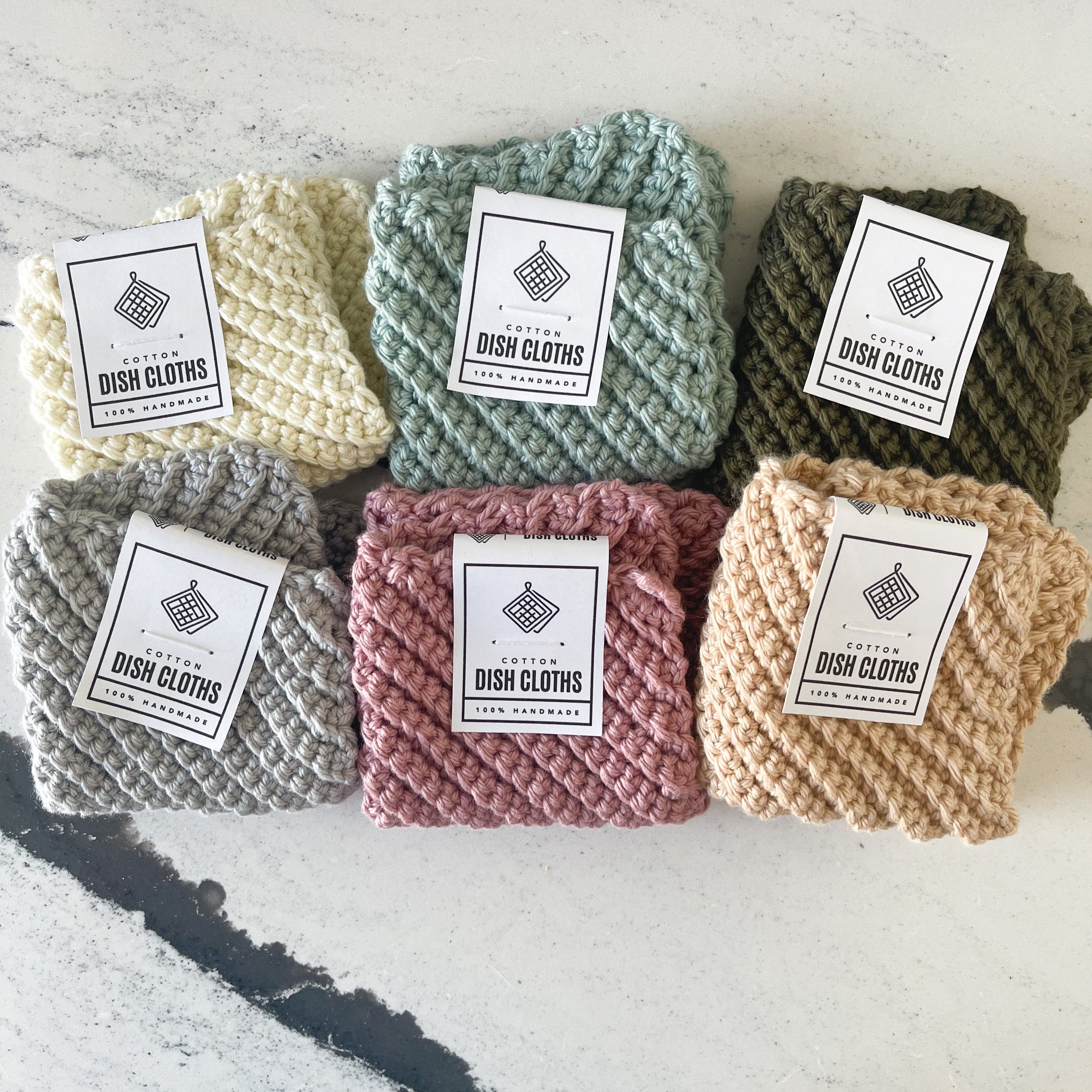 Home & Living :: Kitchen & Dining :: Linens :: Kitchen Linens :: Dishcloths  & Towels :: Crochet Dishcloths, Cotton Washcloths, Kitchen Towels, Dishcloth Set, Eco-Friendly, Modern Kitchen Decor, Choice of Sets