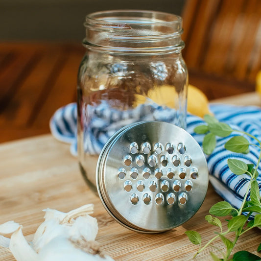 Mason Jar Grater Lid (regular mouth)