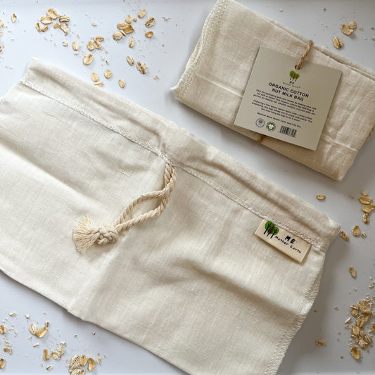 Organic Cotton Nut Milk Bag [Me Mother Earth]