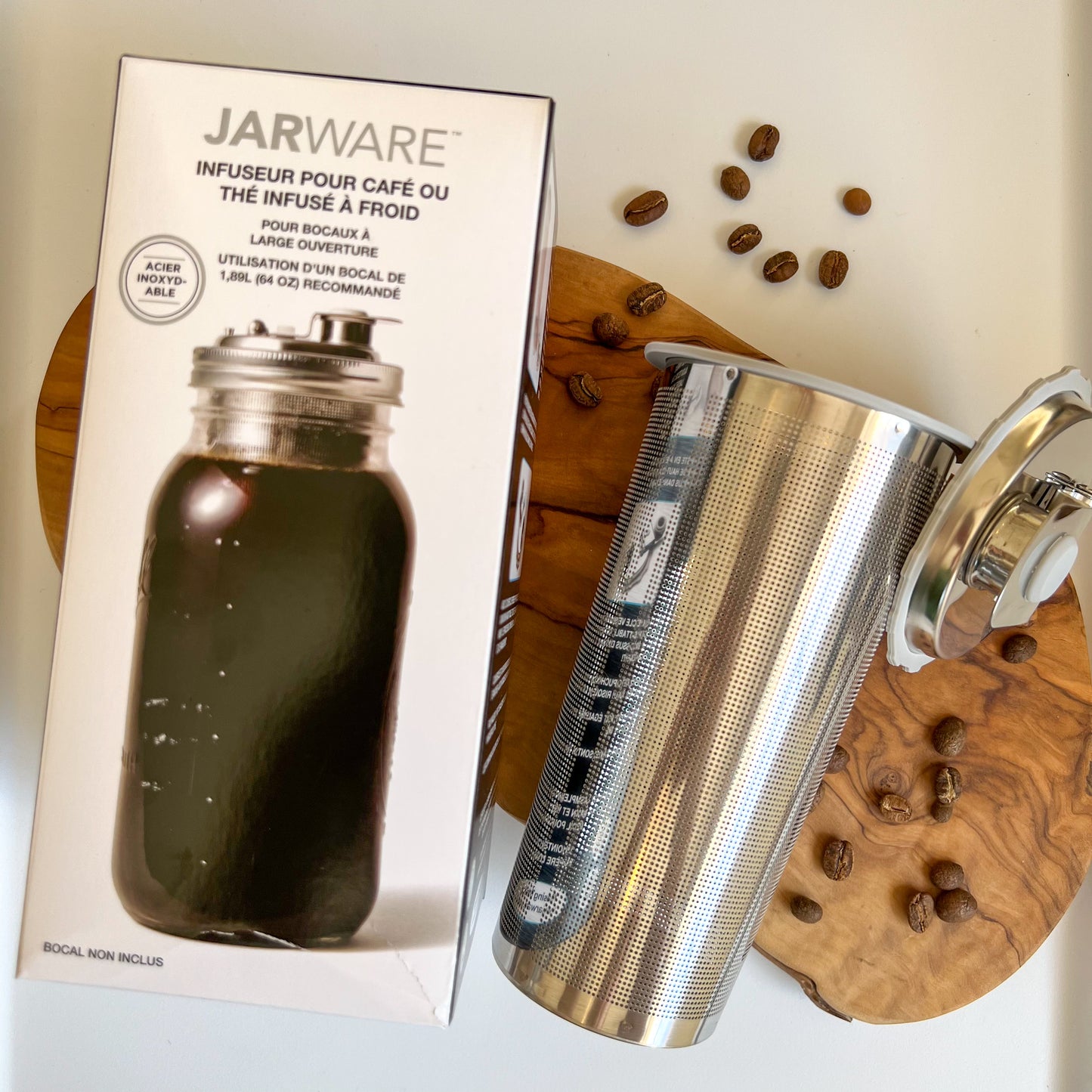 Mason Jar Cold Brew Maker/Tea Infuser [Jarware]