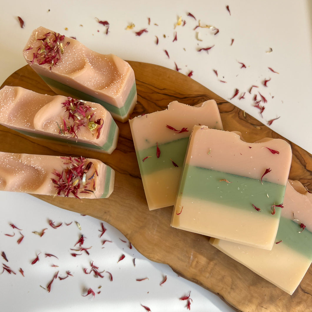 Peach, Grapefruit & Thyme Bar Soap [Made in House]