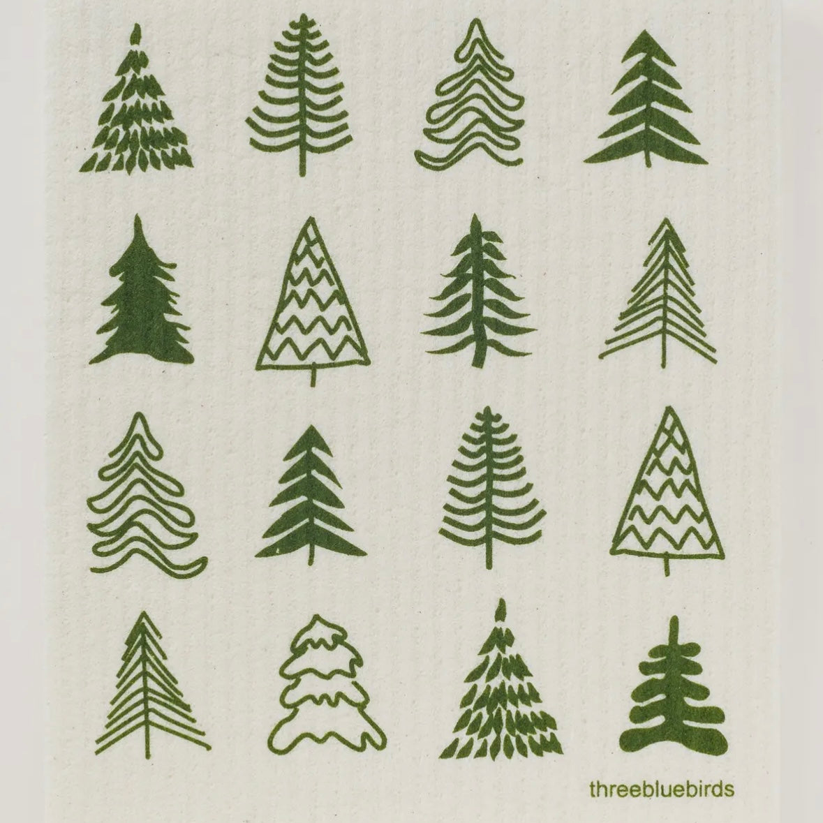 Swedish Dish Cloth [Three Bluebirds]