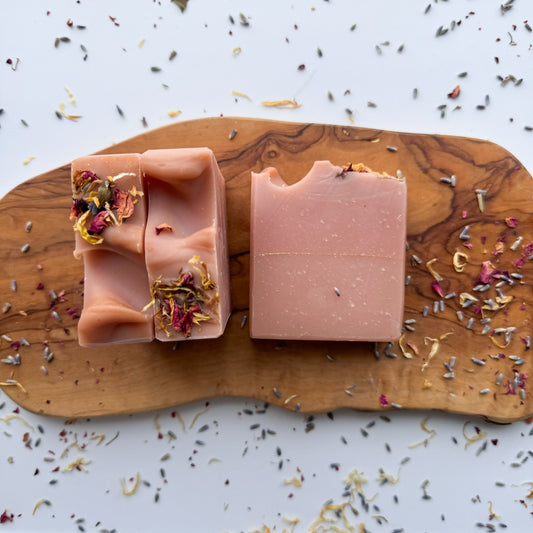 Pink Evergreen Bar Soap [Made In House]