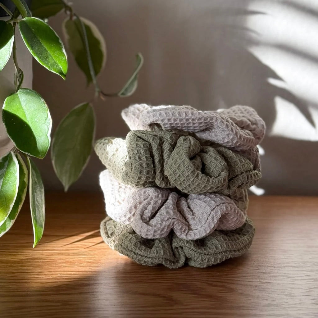 Waffle Scrunchie 2-pack [Me Mother Earth]