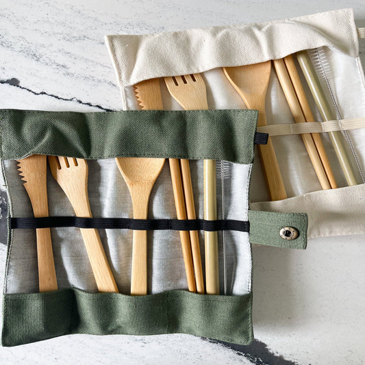 Bamboo Travel Cutlery [Brooklyn Made]
