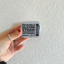 Load image into Gallery viewer, Silicone Travel Straw
