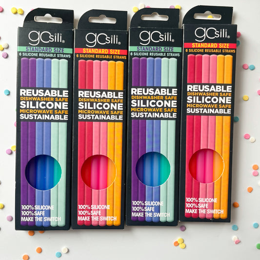 Silicone Straw 6 Pack